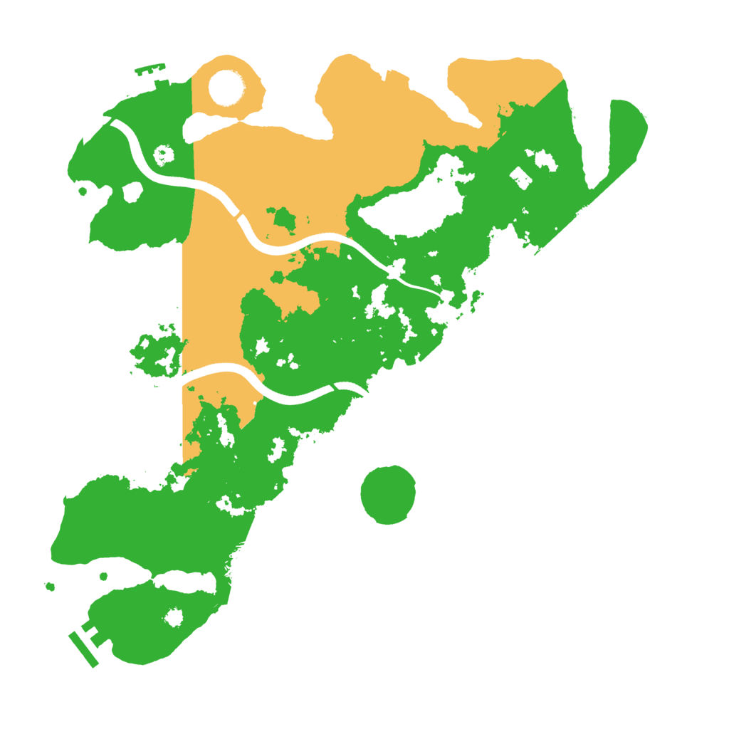 Biome Rust Map: Procedural Map, Size: 3600, Seed: 239