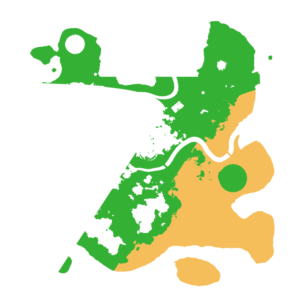 Biome Rust Map: Procedural Map, Size: 2900, Seed: 100816564