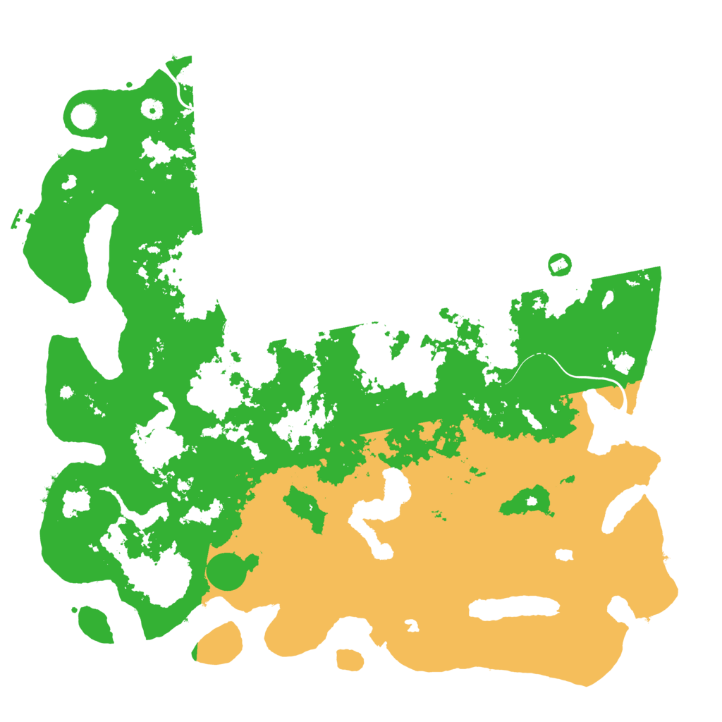 Biome Rust Map: Procedural Map, Size: 5000, Seed: 12282227