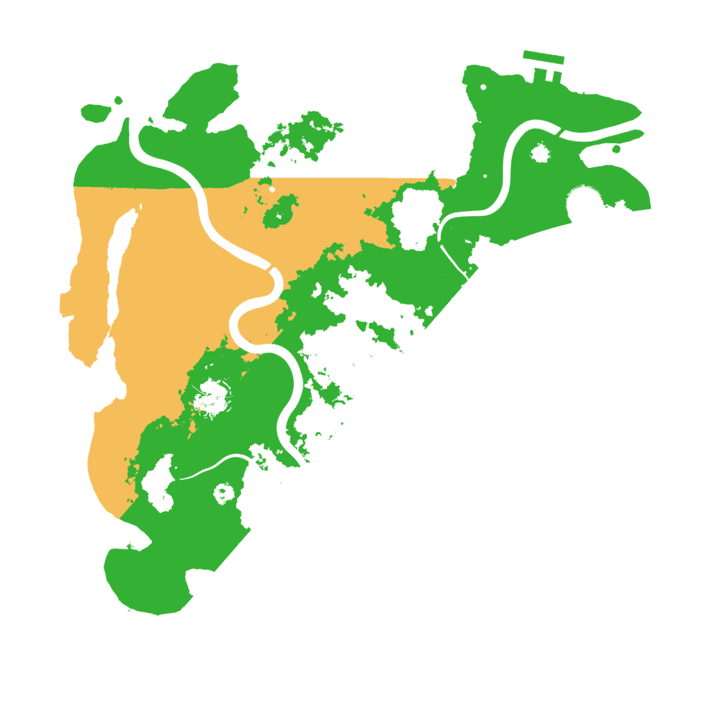 Biome Rust Map: Procedural Map, Size: 3500, Seed: 508075569