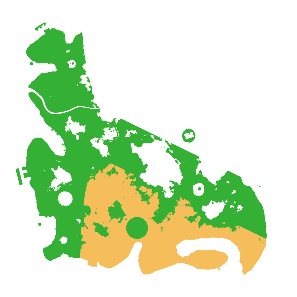 Biome Rust Map: Procedural Map, Size: 3600, Seed: 6575333