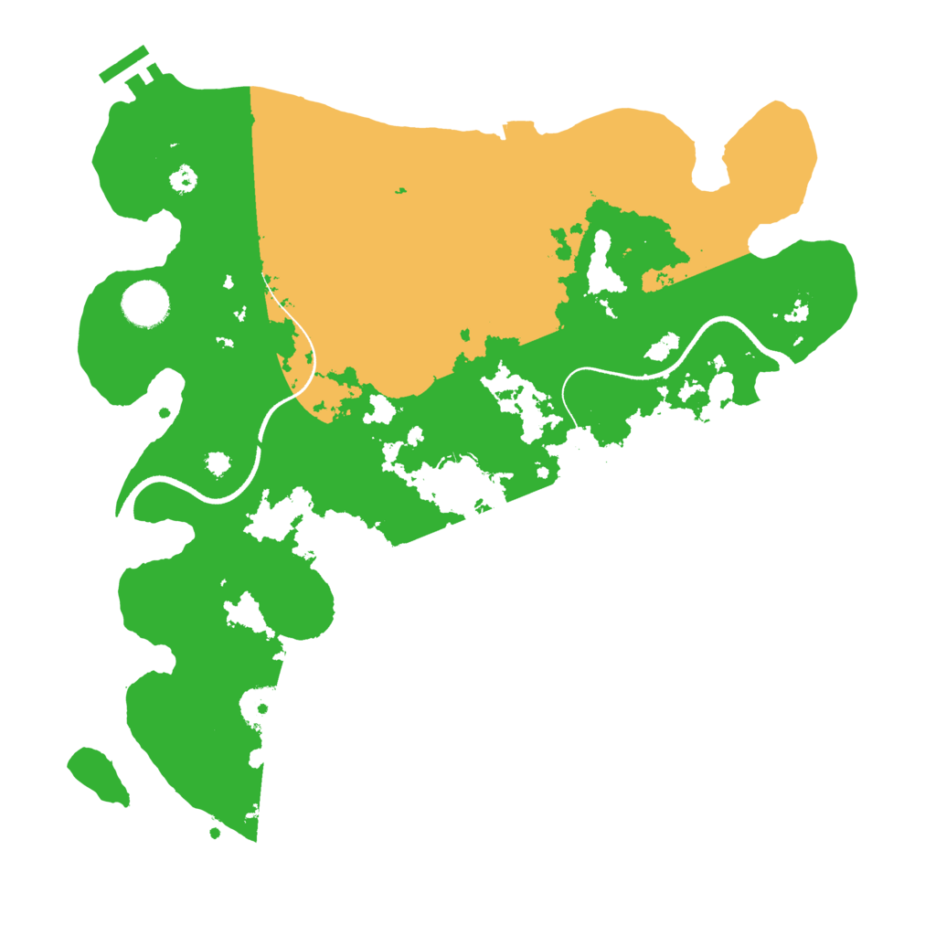 Biome Rust Map: Procedural Map, Size: 3500, Seed: 1354008681