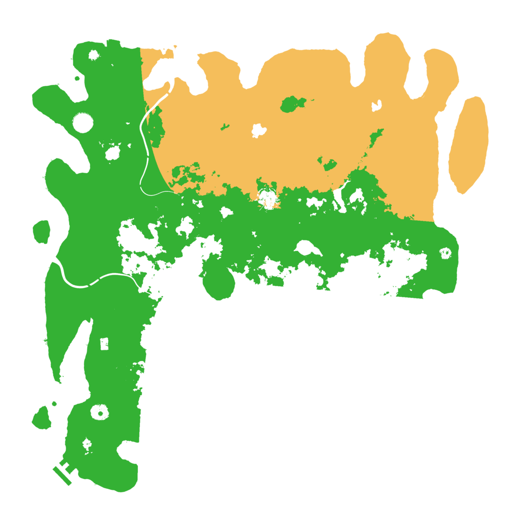 Biome Rust Map: Procedural Map, Size: 4500, Seed: 59868