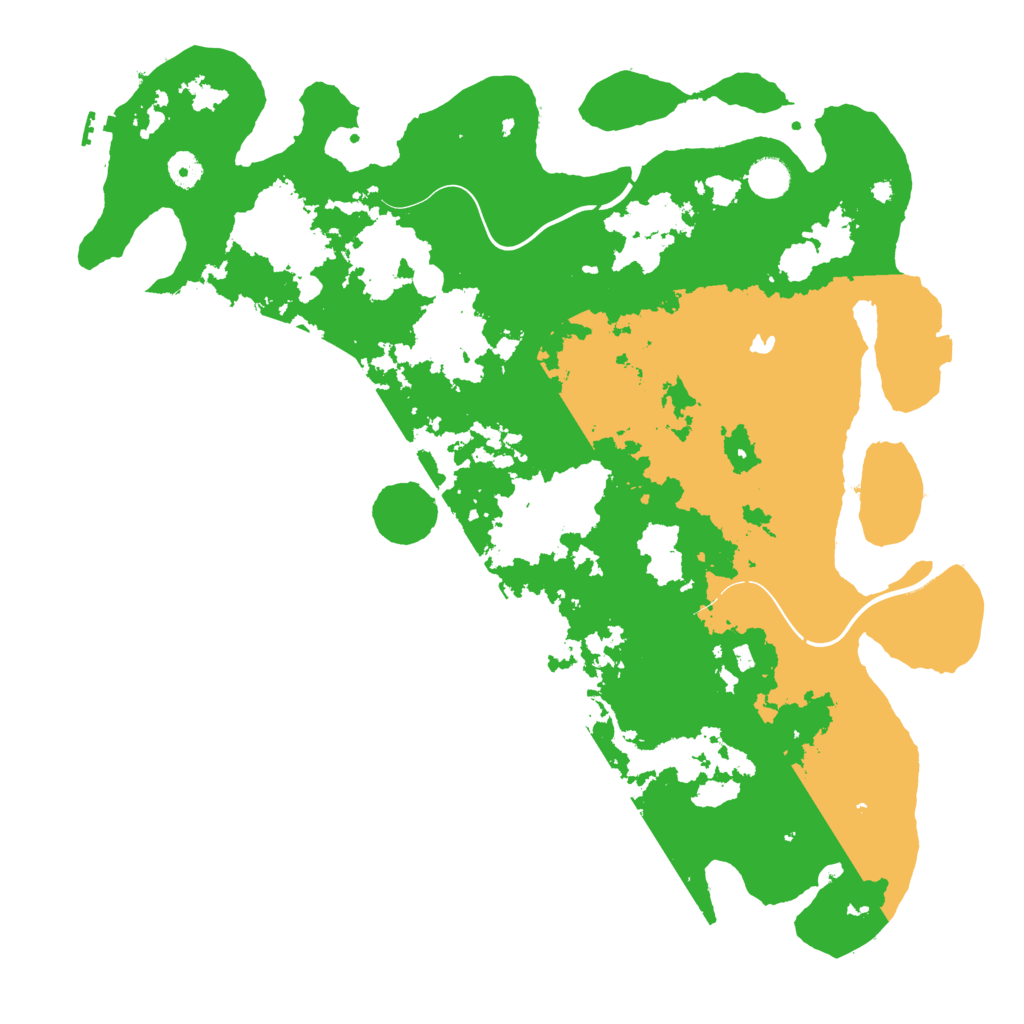 Biome Rust Map: Procedural Map, Size: 4400, Seed: 996539558