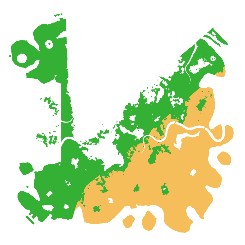 Biome Rust Map: Procedural Map, Size: 4500, Seed: 2139425487
