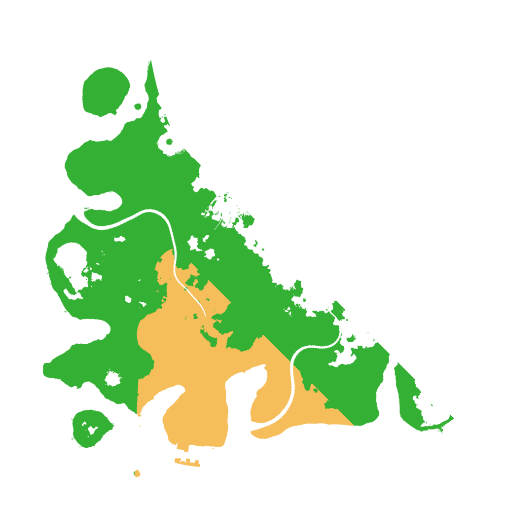 Biome Rust Map: Procedural Map, Size: 3000, Seed: 28169