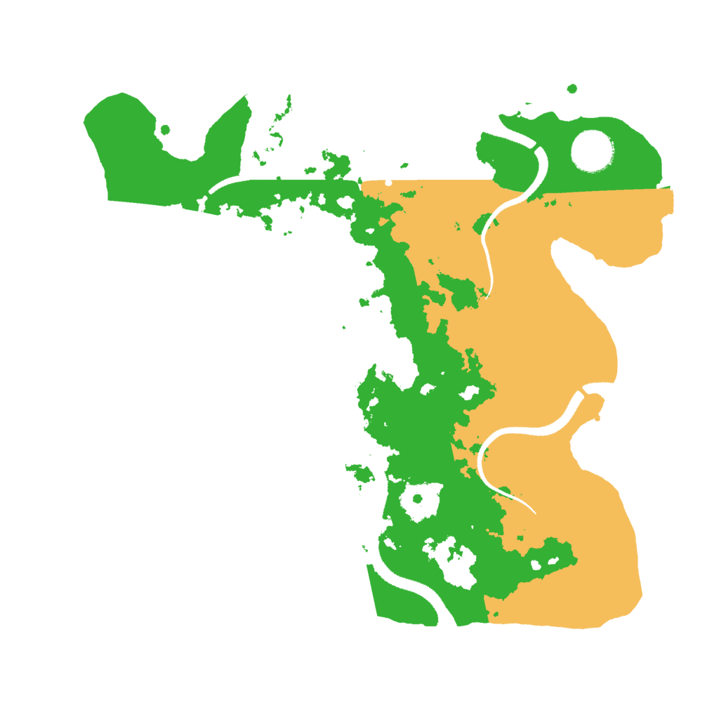 Biome Rust Map: Procedural Map, Size: 3000, Seed: 408093168