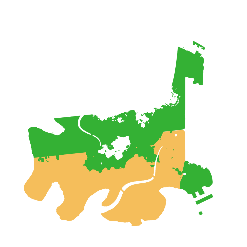 Biome Rust Map: Procedural Map, Size: 2750, Seed: 407111730