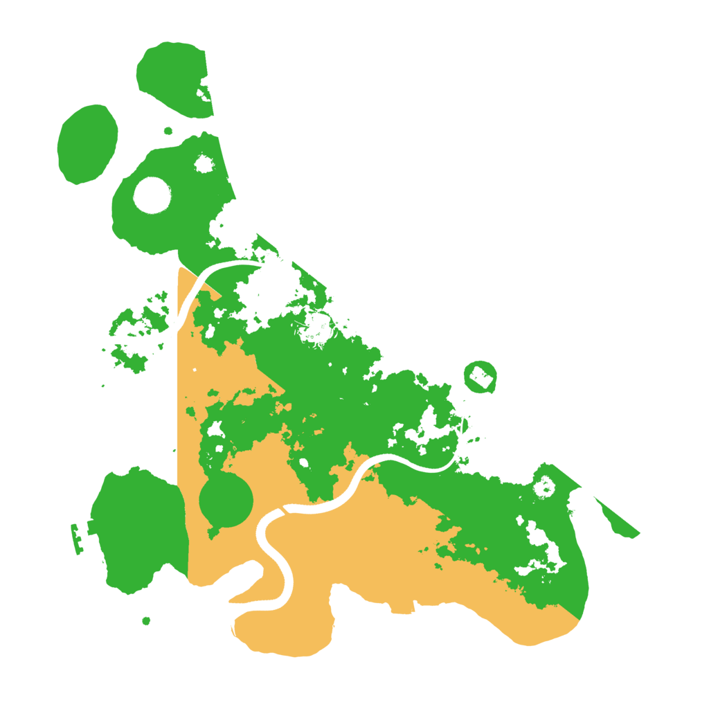 Biome Rust Map: Procedural Map, Size: 3500, Seed: 1263737284