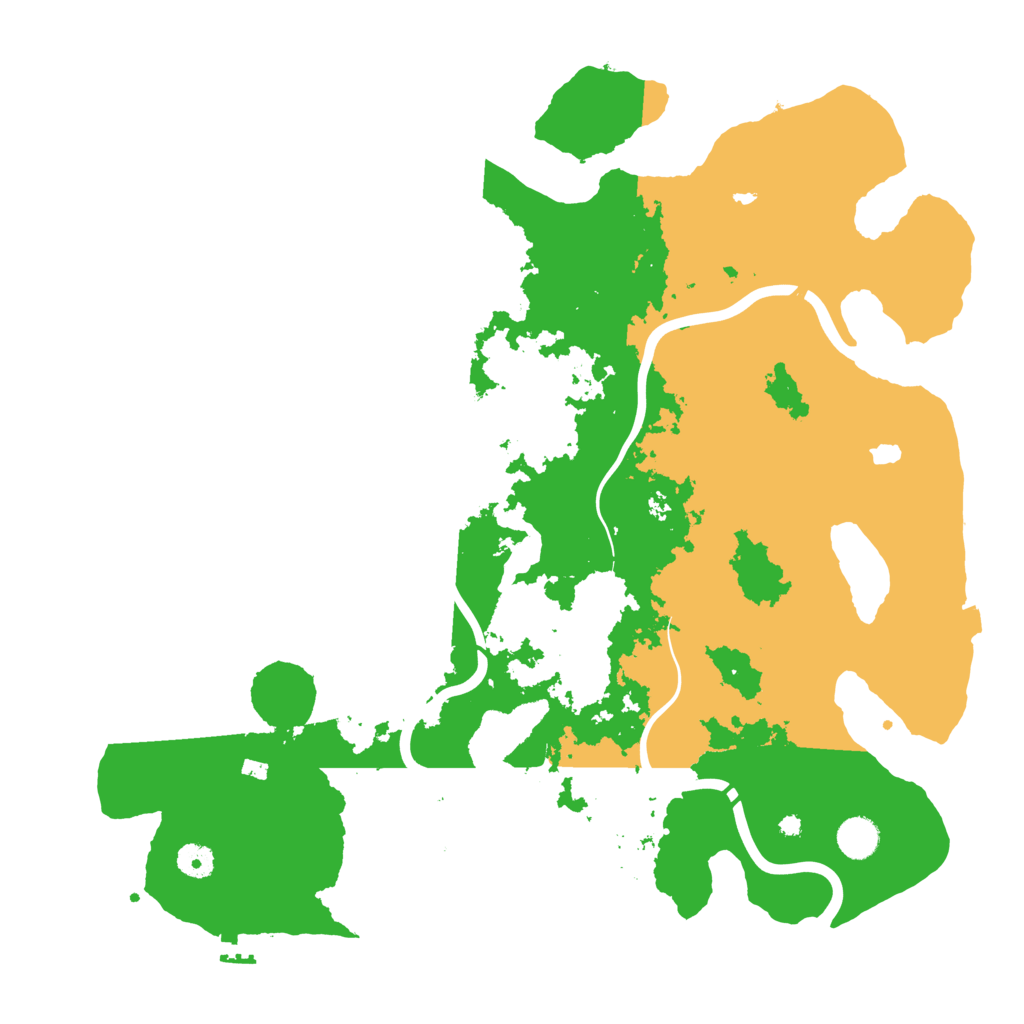 Biome Rust Map: Procedural Map, Size: 4300, Seed: 62333214