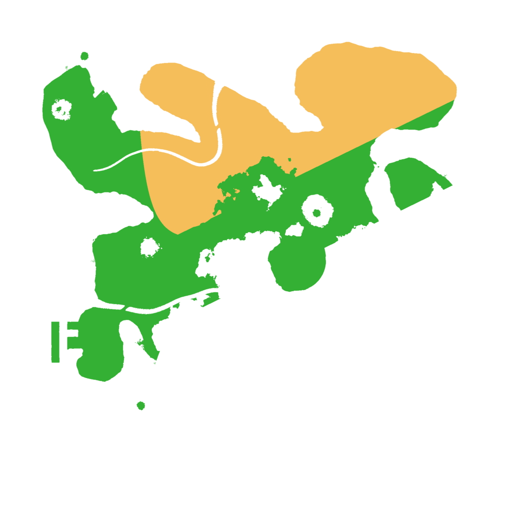 Biome Rust Map: Procedural Map, Size: 2500, Seed: 1293082487