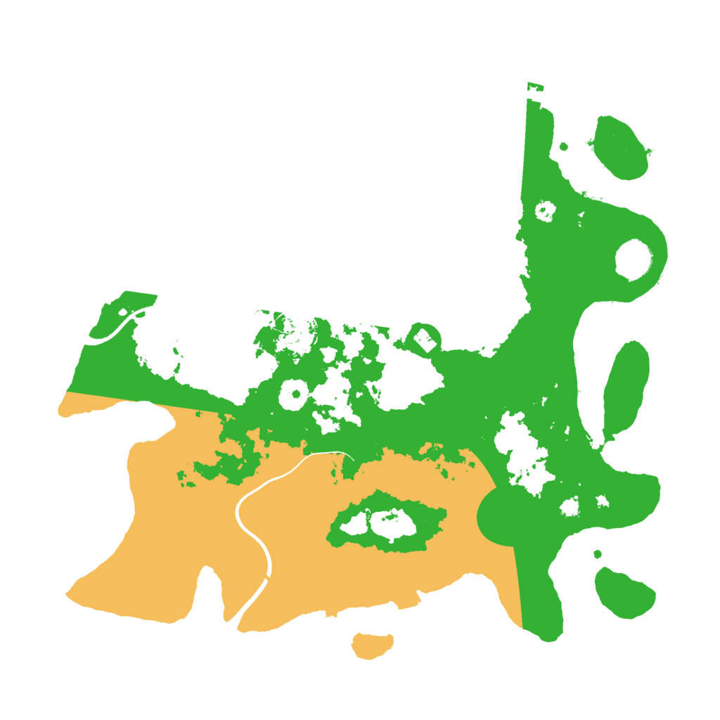 Biome Rust Map: Procedural Map, Size: 3500, Seed: 1993020767