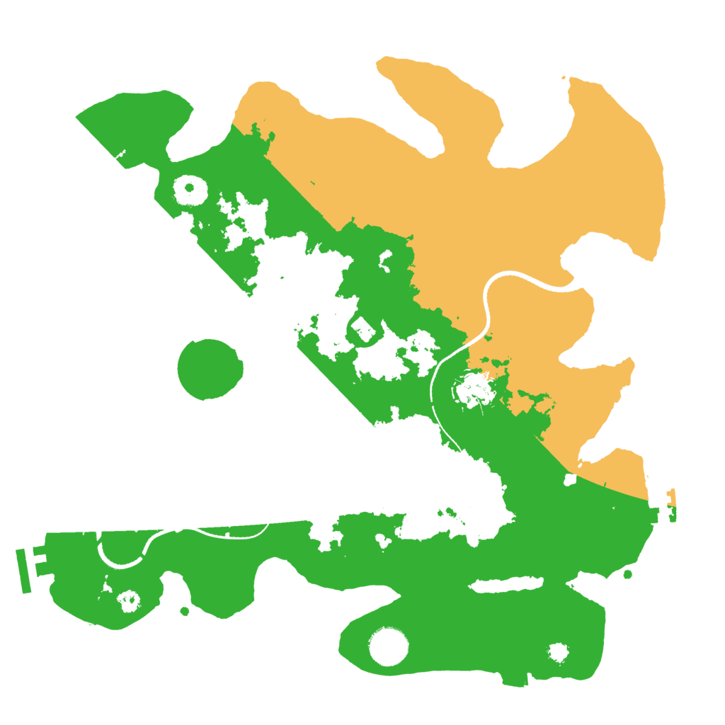 Biome Rust Map: Procedural Map, Size: 3300, Seed: 8896376
