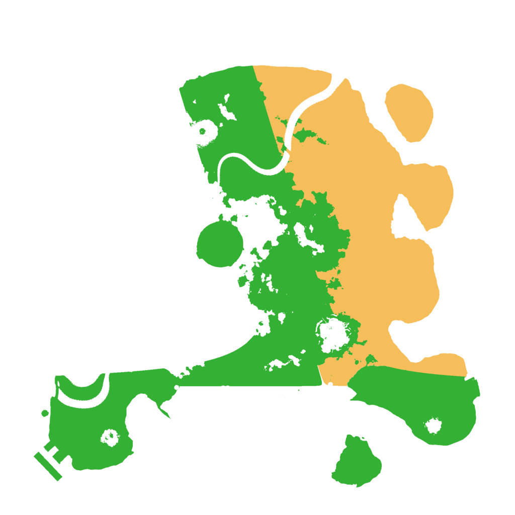 Biome Rust Map: Procedural Map, Size: 3000, Seed: 325773321