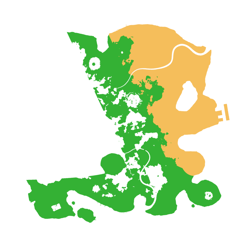 Biome Rust Map: Procedural Map, Size: 3000, Seed: 390883552