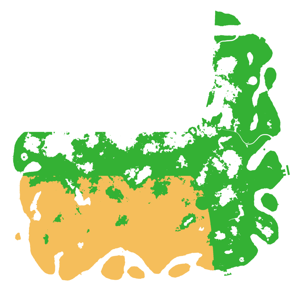 Biome Rust Map: Procedural Map, Size: 6000, Seed: 739528235