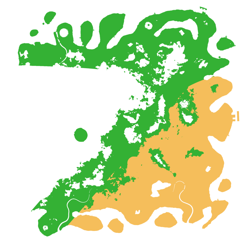 Biome Rust Map: Procedural Map, Size: 5000, Seed: 1856432901