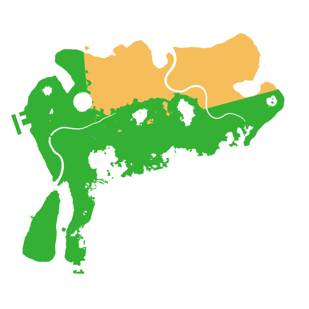 Biome Rust Map: Procedural Map, Size: 3000, Seed: 1415858465