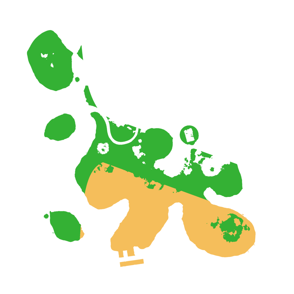 Biome Rust Map: Procedural Map, Size: 2500, Seed: 65323