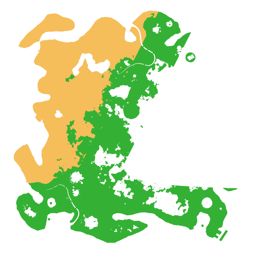 Biome Rust Map: Procedural Map, Size: 4250, Seed: 1630151952