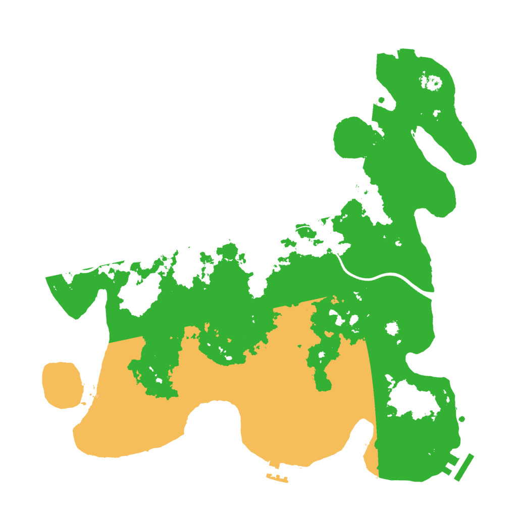Biome Rust Map: Procedural Map, Size: 3500, Seed: 856382