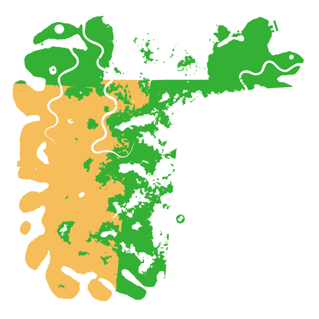 Biome Rust Map: Procedural Map, Size: 6000, Seed: 2027487686