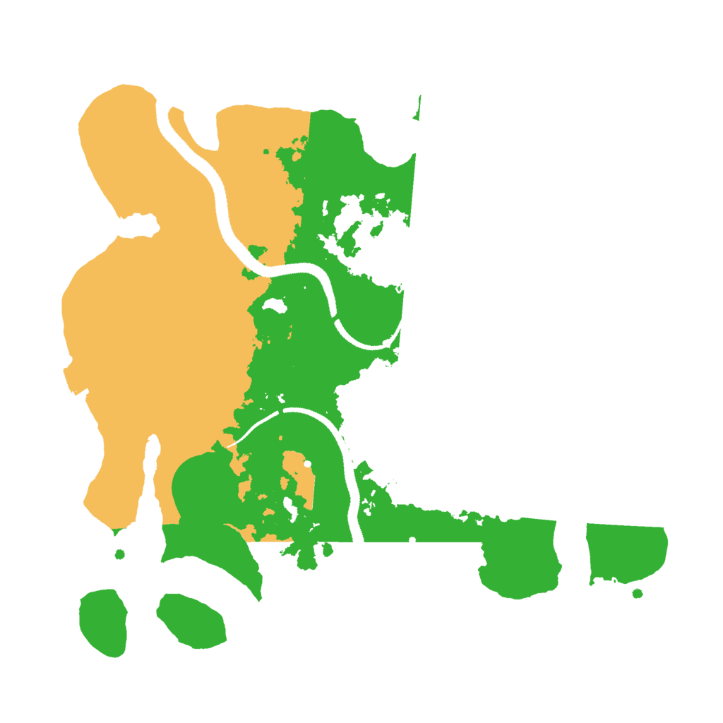 Biome Rust Map: Procedural Map, Size: 2900, Seed: 30002841