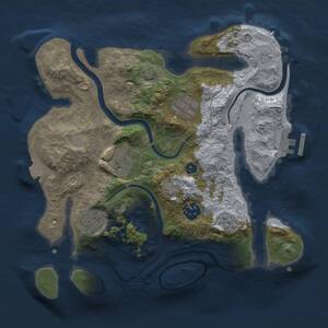 Thumbnail Rust Map: Procedural Map, Size: 2900, Seed: 30002841, 10 Monuments