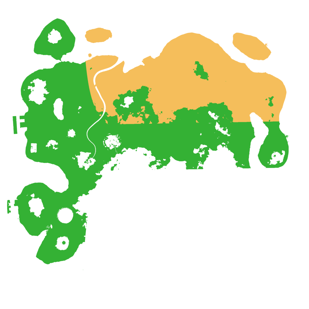 Biome Rust Map: Procedural Map, Size: 3500, Seed: 7886458