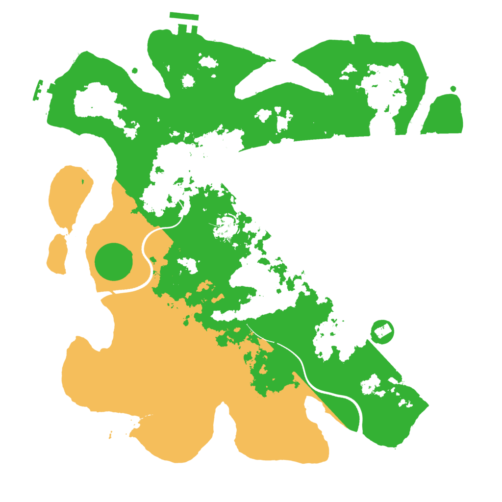 Biome Rust Map: Procedural Map, Size: 3500, Seed: 813718734