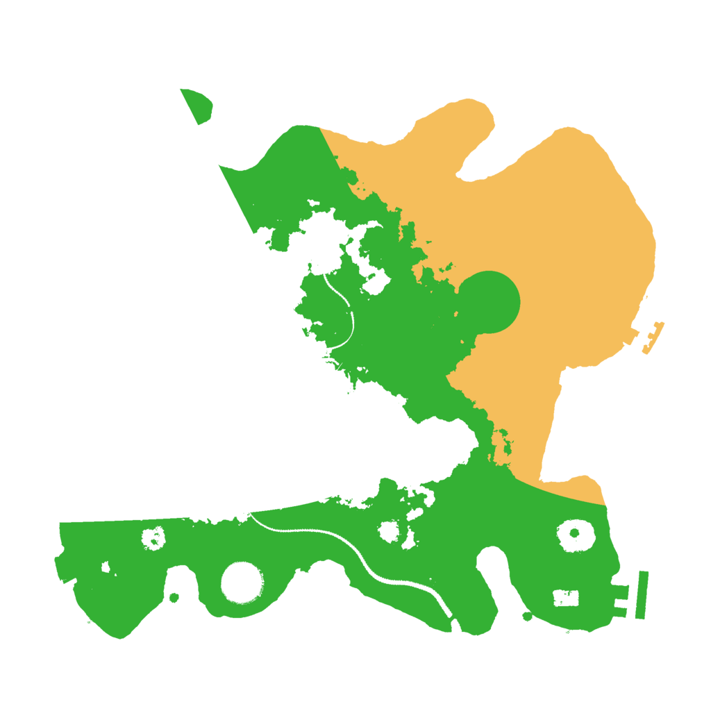 Biome Rust Map: Procedural Map, Size: 3000, Seed: 32379