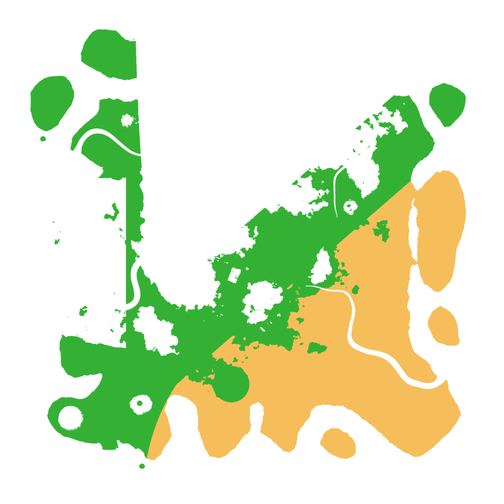 Biome Rust Map: Procedural Map, Size: 3700, Seed: 1354824540