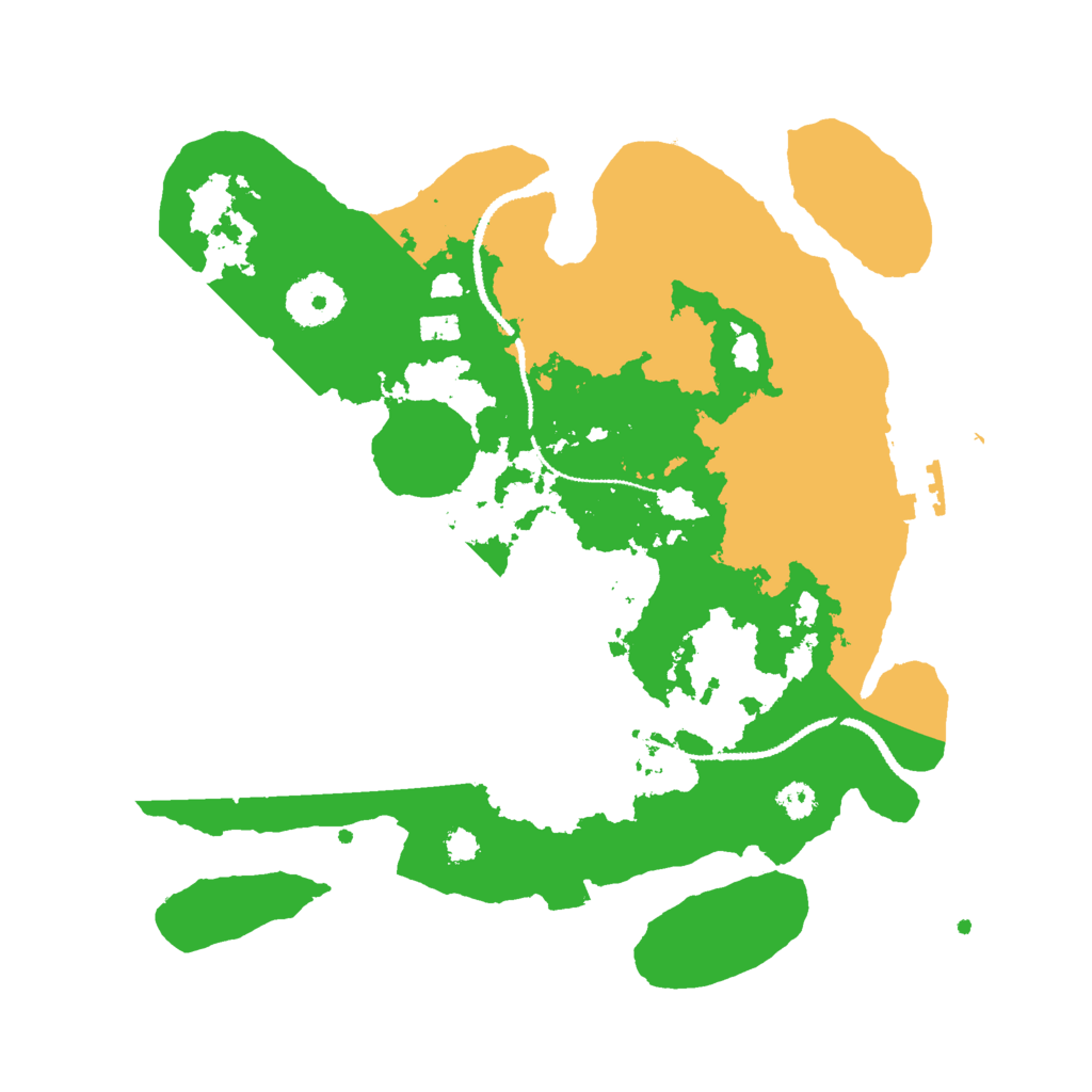 Biome Rust Map: Procedural Map, Size: 3000, Seed: 2103842465