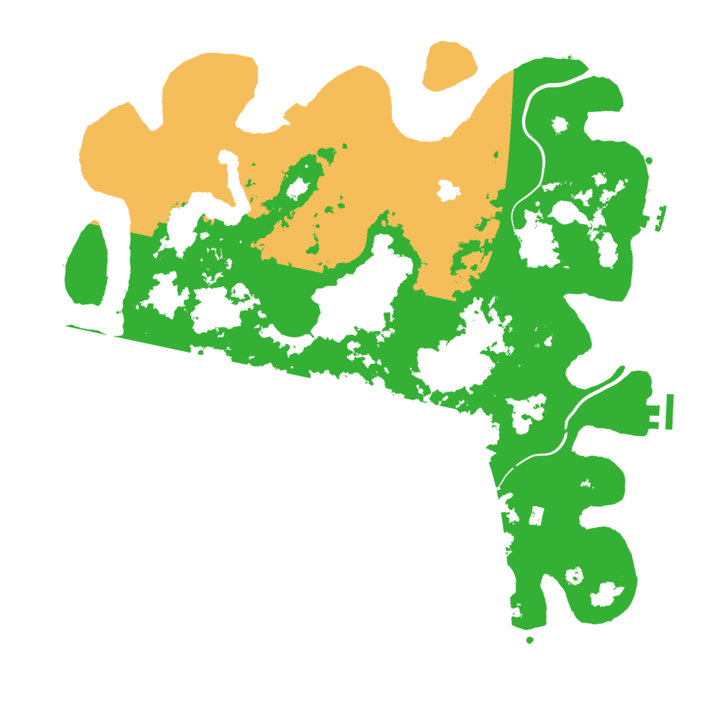 Biome Rust Map: Procedural Map, Size: 4000, Seed: 15437685