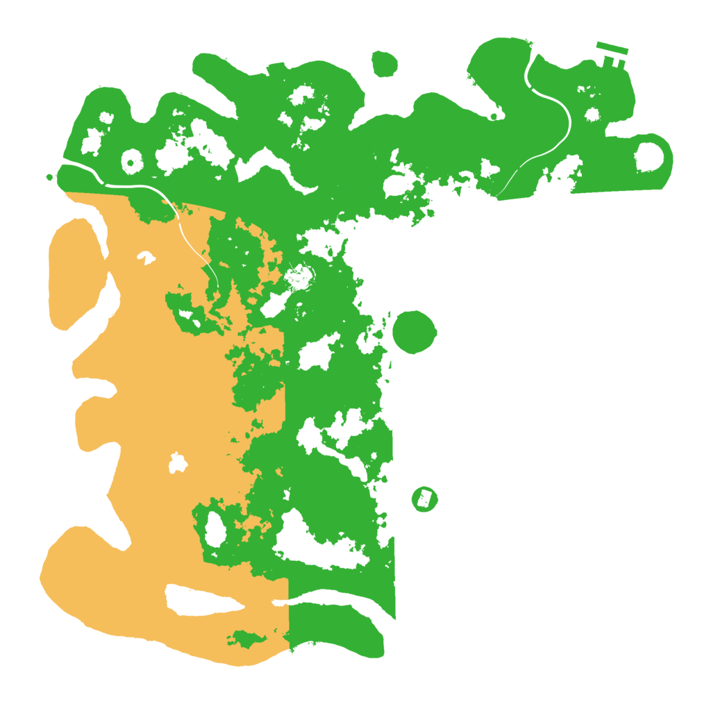 Biome Rust Map: Procedural Map, Size: 4500, Seed: 15728476