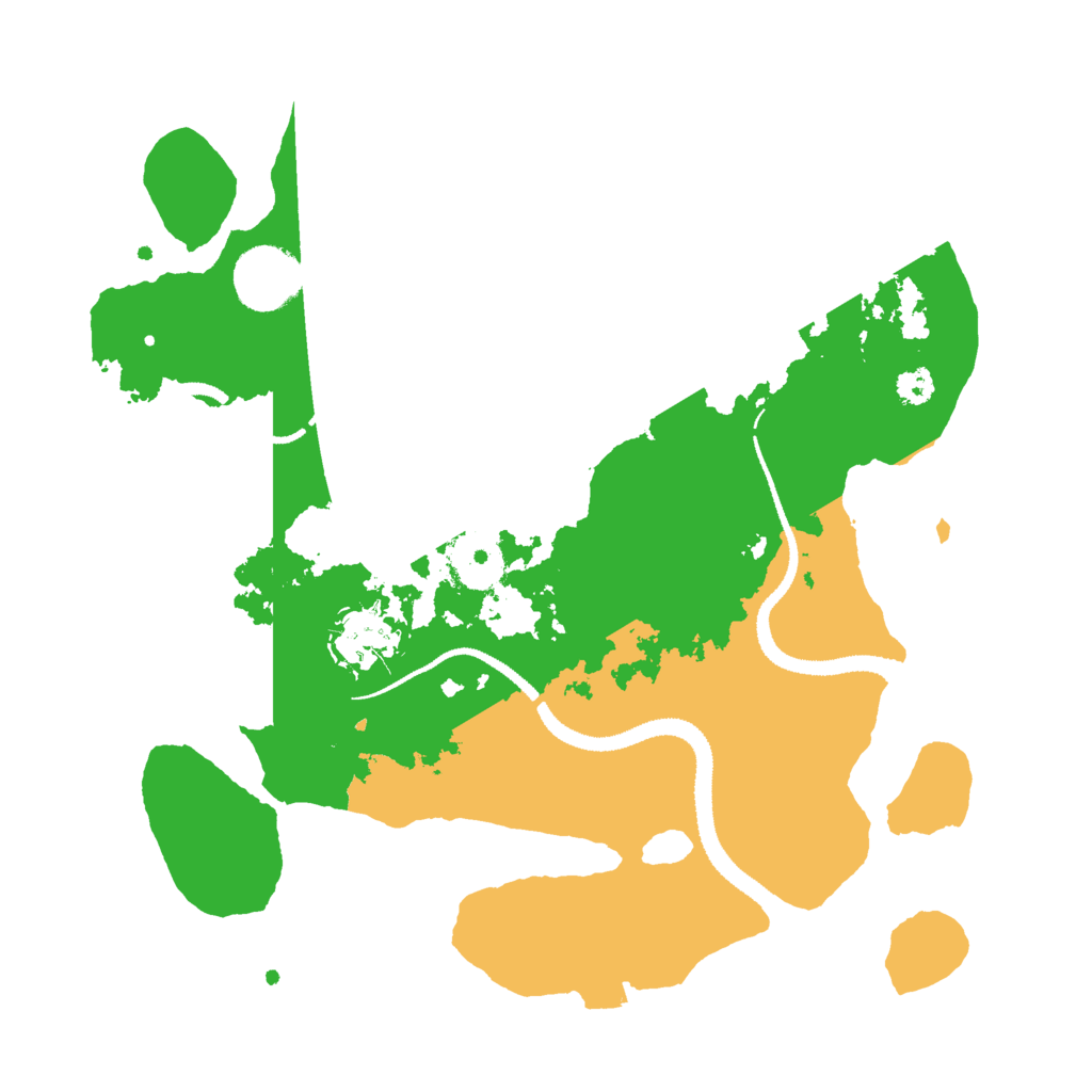Biome Rust Map: Procedural Map, Size: 3000, Seed: 47196