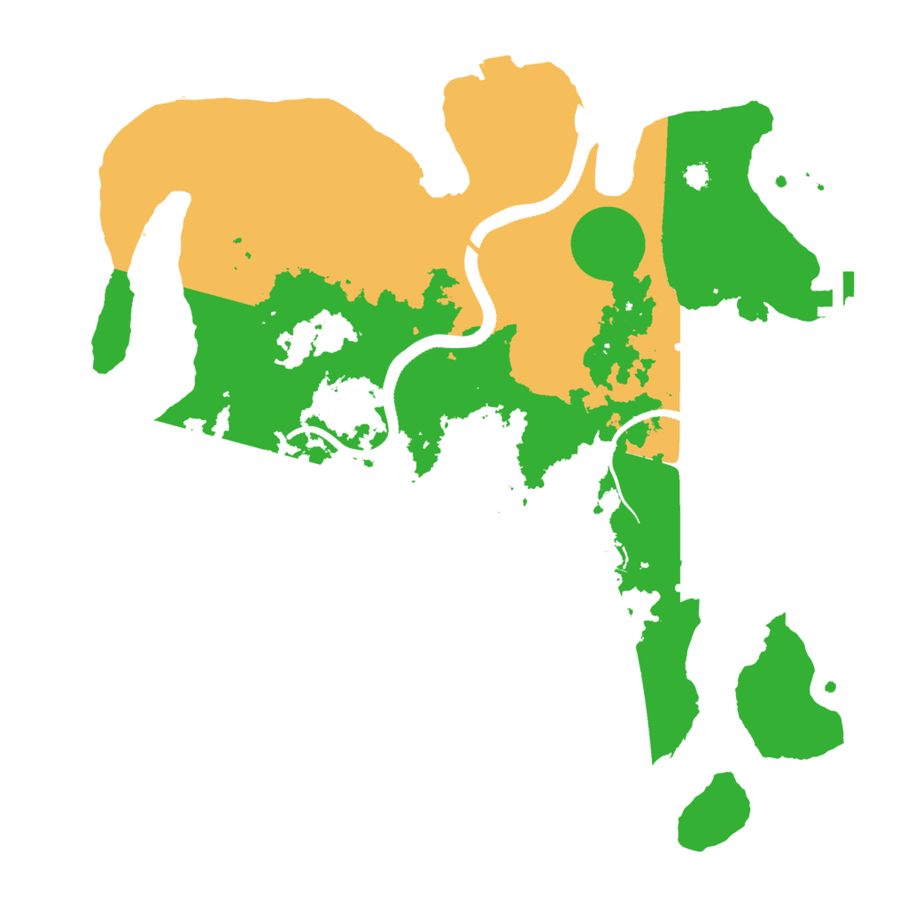 Biome Rust Map: Procedural Map, Size: 3250, Seed: 742962224