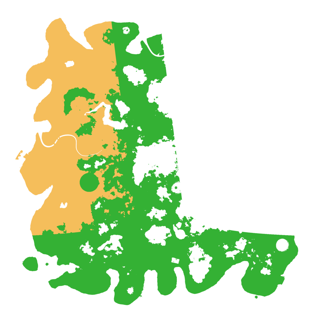 Biome Rust Map: Procedural Map, Size: 4500, Seed: 61324