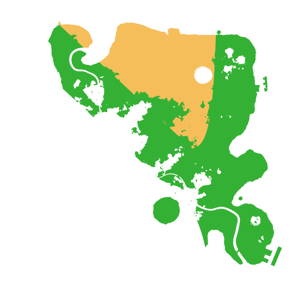 Biome Rust Map: Procedural Map, Size: 3000, Seed: 5481