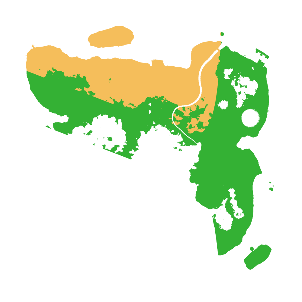 Biome Rust Map: Procedural Map, Size: 3000, Seed: 62994