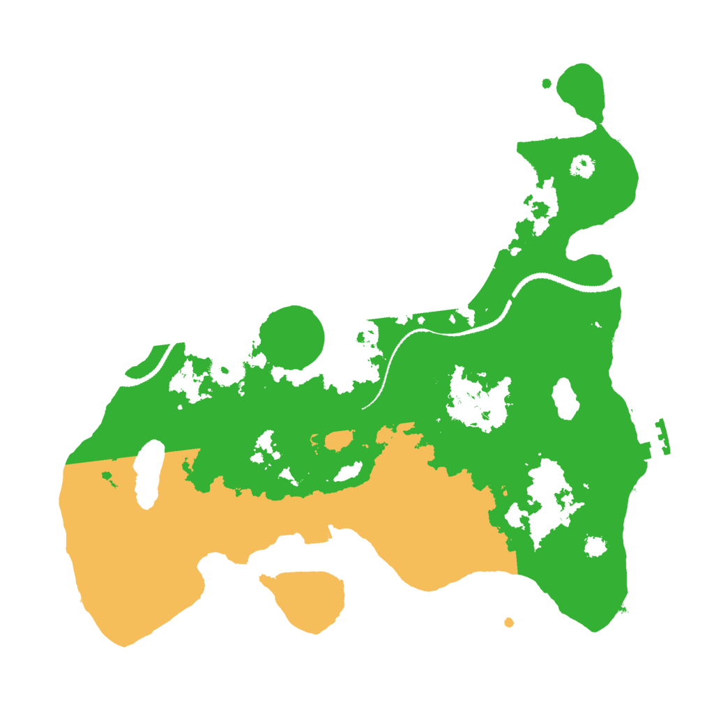Biome Rust Map: Procedural Map, Size: 3000, Seed: 3463467