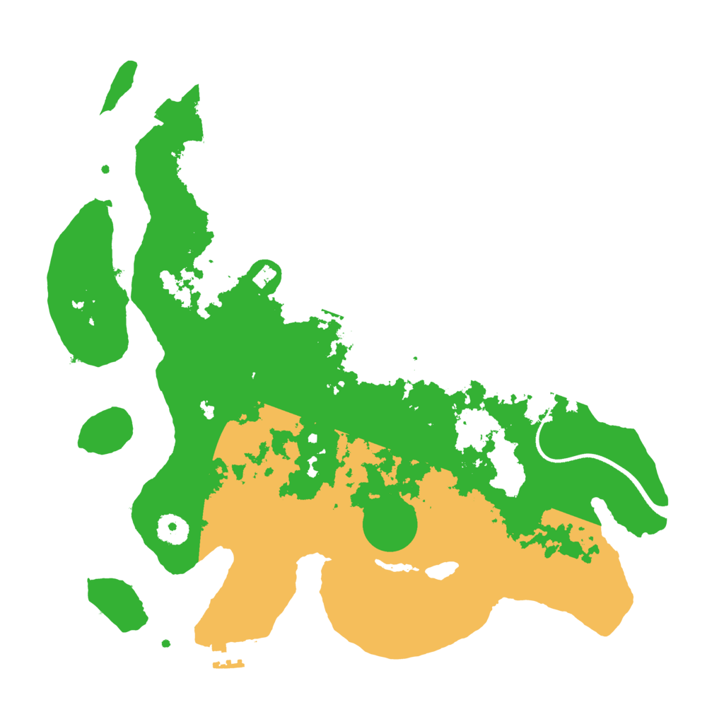 Biome Rust Map: Procedural Map, Size: 3500, Seed: 65323