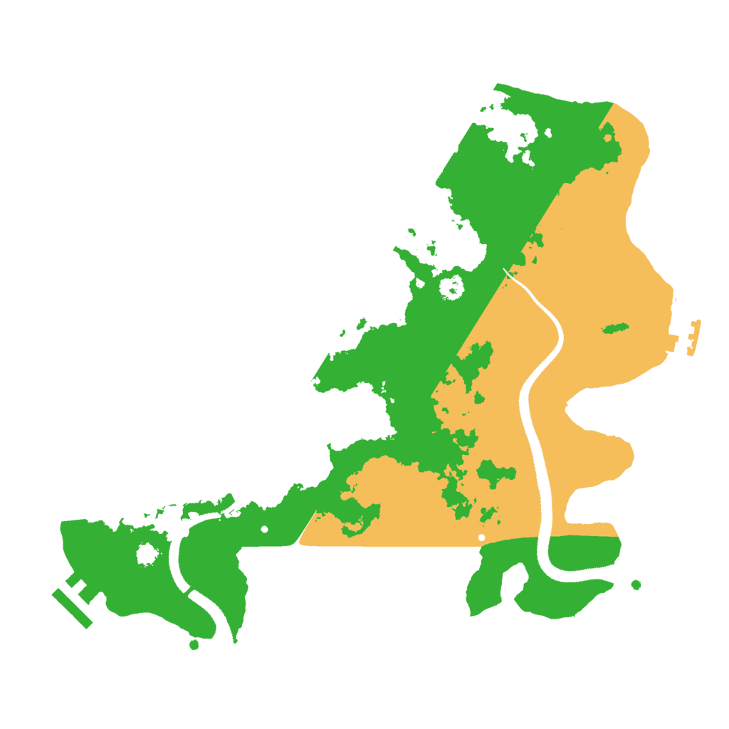 Biome Rust Map: Procedural Map, Size: 3000, Seed: 1023552114
