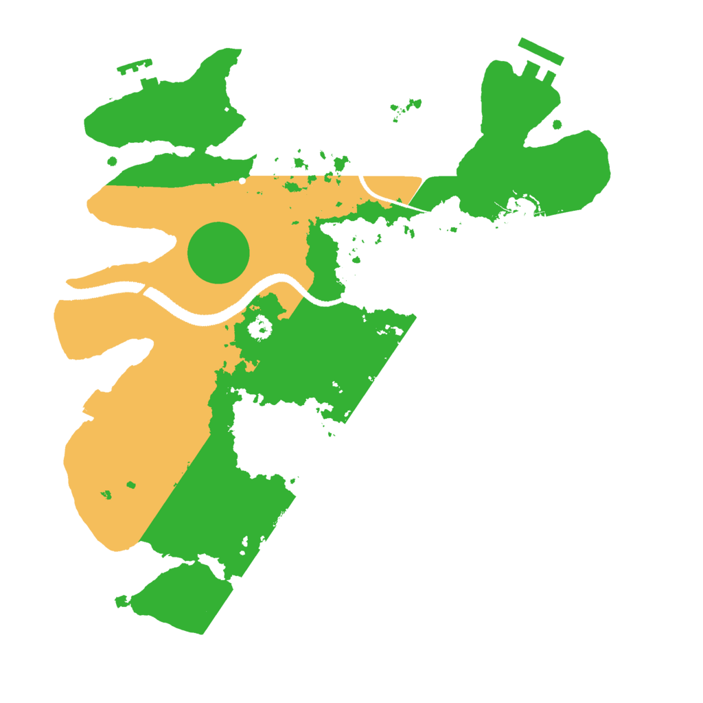 Biome Rust Map: Procedural Map, Size: 3000, Seed: 44247