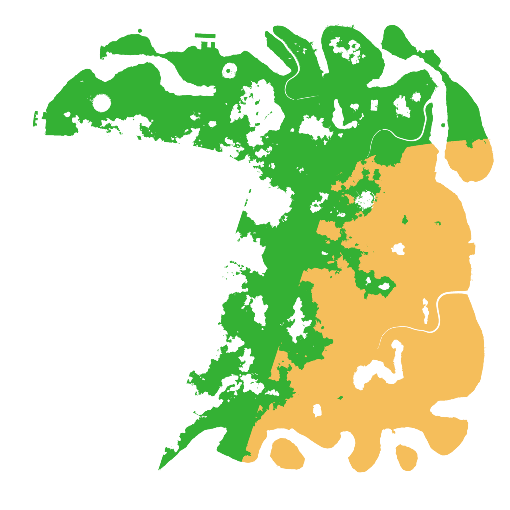 Biome Rust Map: Procedural Map, Size: 5000, Seed: 123876