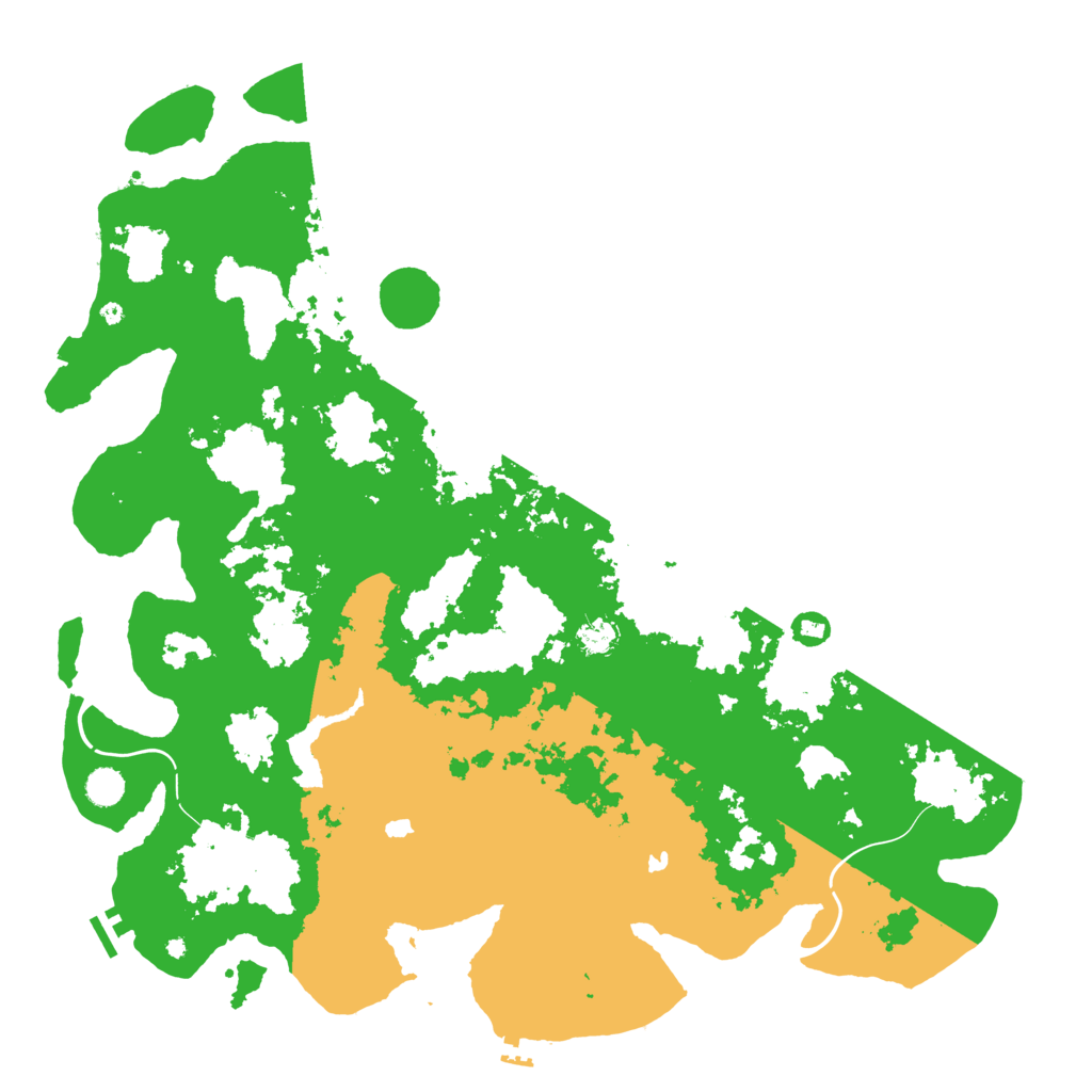 Biome Rust Map: Procedural Map, Size: 5000, Seed: 359592296