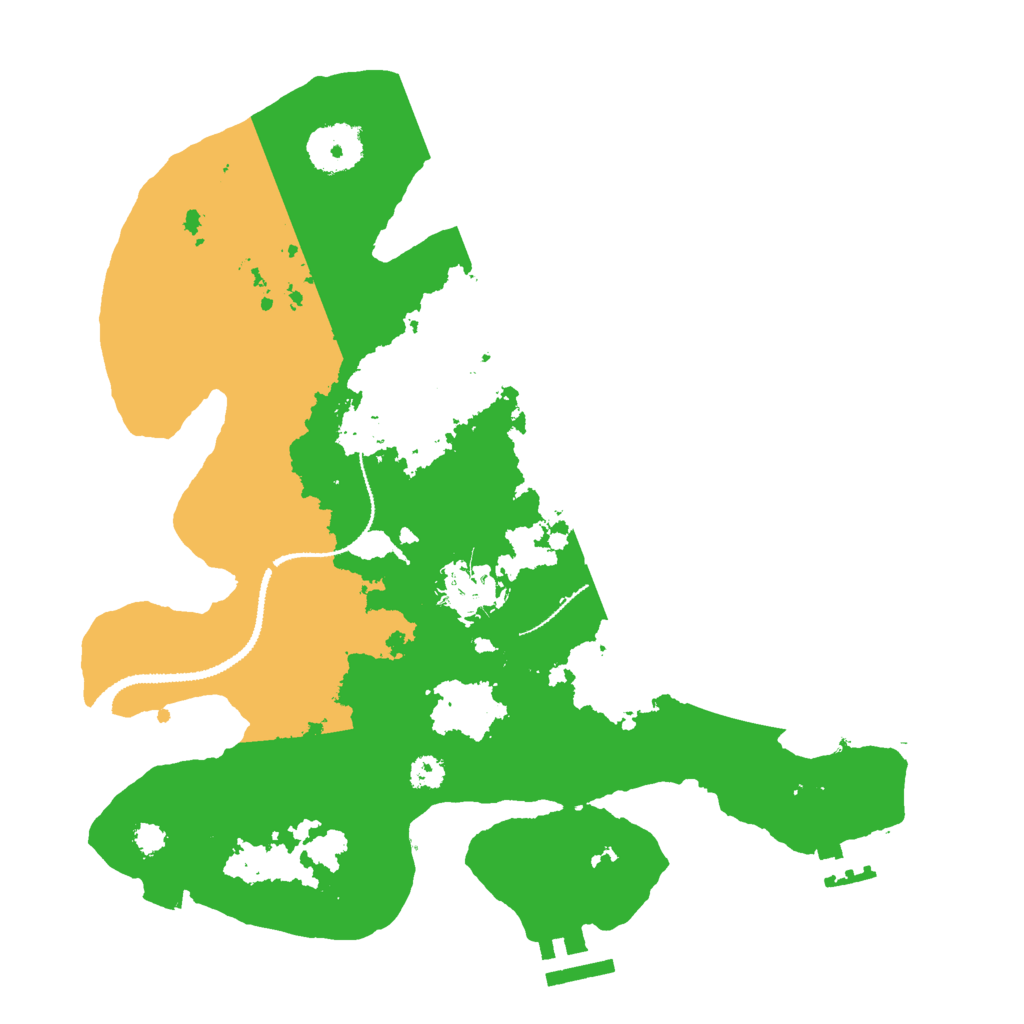 Biome Rust Map: Procedural Map, Size: 3000, Seed: 586492981