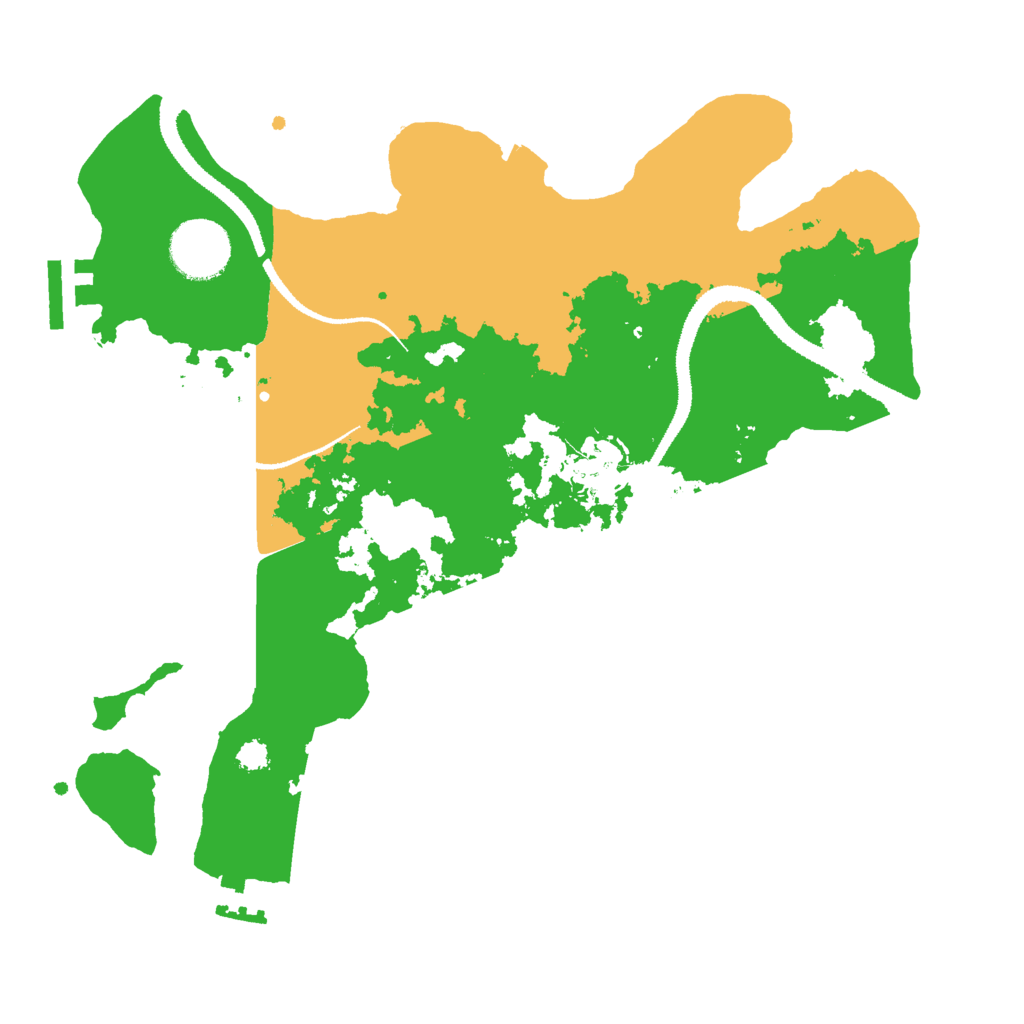 Biome Rust Map: Procedural Map, Size: 3000, Seed: 2865471