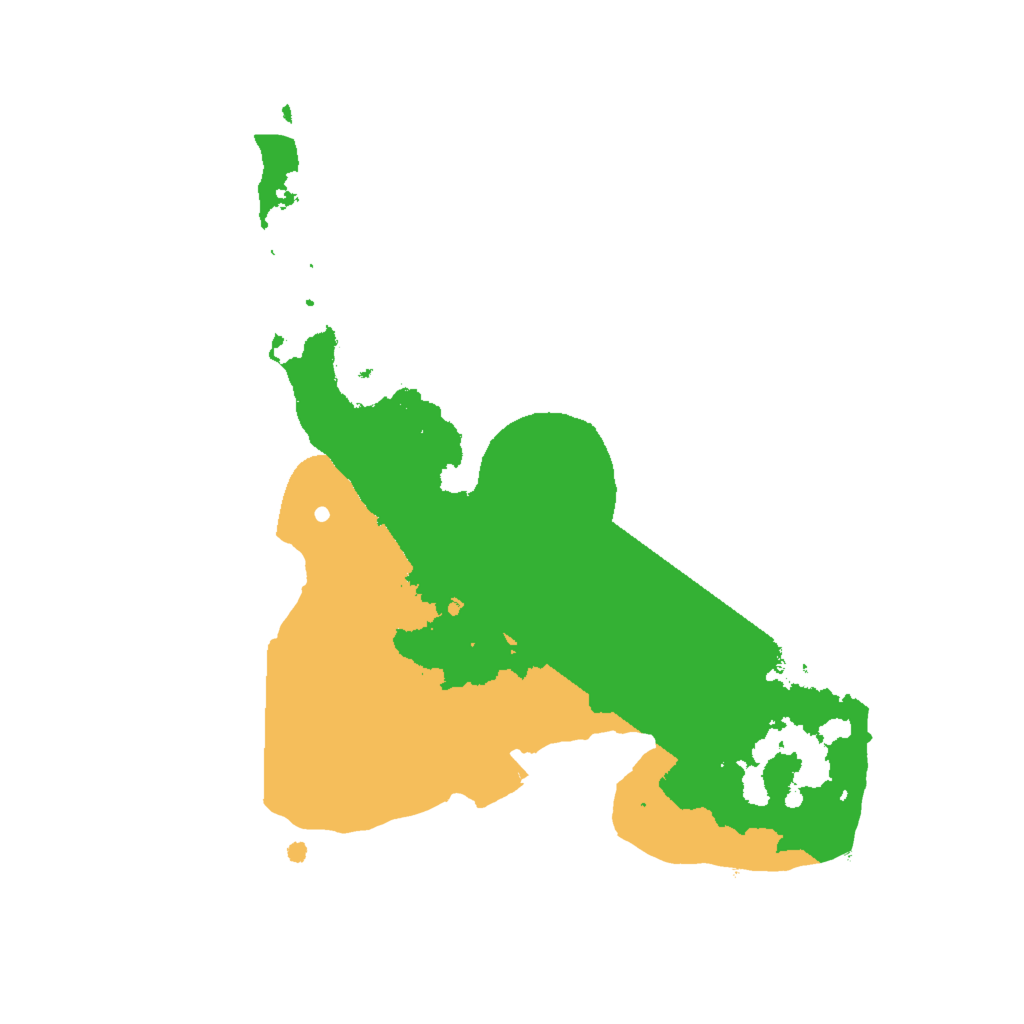 Biome Rust Map: Procedural Map, Size: 2000, Seed: 1778743548