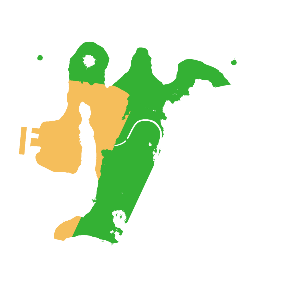 Biome Rust Map: Procedural Map, Size: 2150, Seed: 1373273904